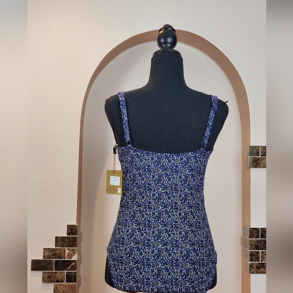 NWT Nautical Foil Joanne One Piece Swimsuit ( Size 12 ) - Picture 4 of 12